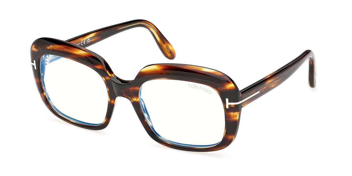 Tom Ford FT6096-B 055 Blue-Light Block, Tortoiseshell frame