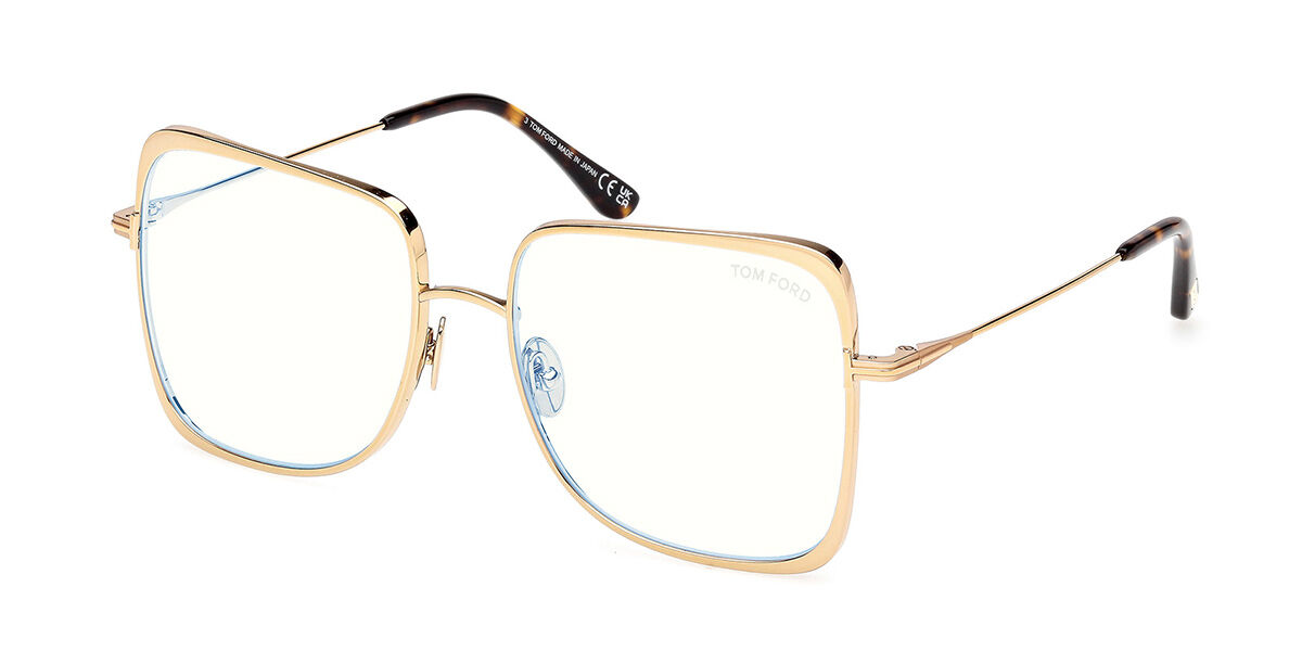 Tom Ford FT6098-B 030 Blue-Light Block, Gold frame