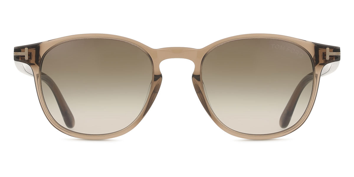 Tom Ford FT1302 HOLT-02 45B, Brown frame, Gradient Greyish Brown lenses