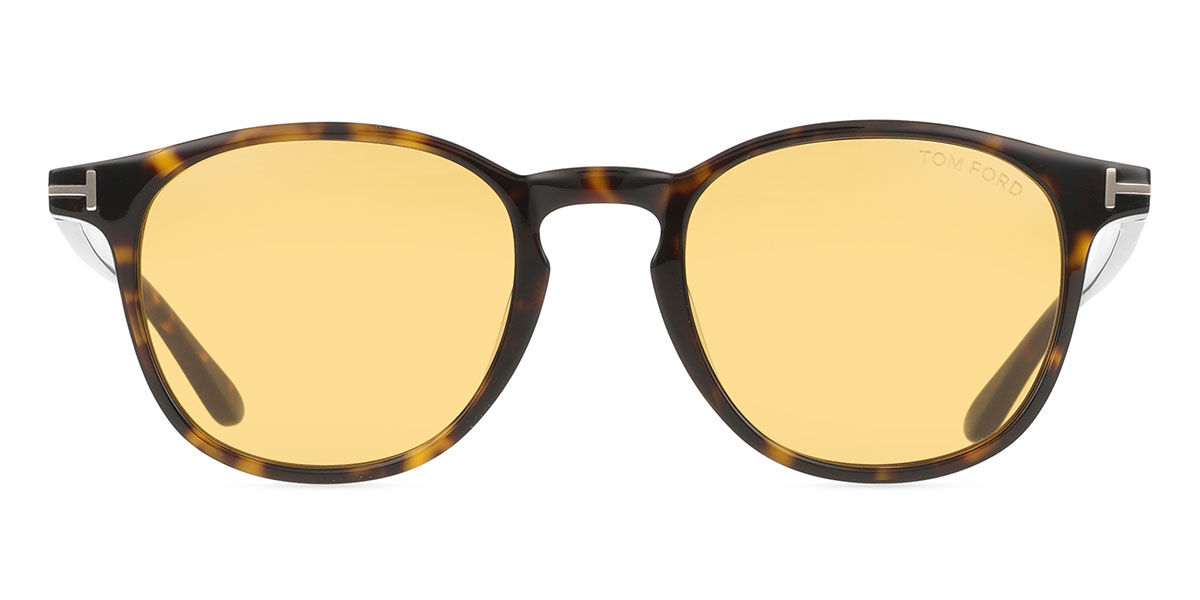 Tom Ford FT1302 HOLT-02 52E, Tortoiseshell frame, Golden Brown lenses