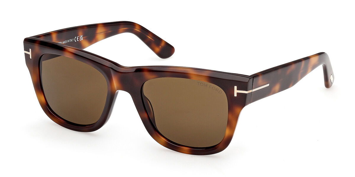 Tom Ford FT1304 FINN-02 53E, Tortoiseshell frame, Dark Brown lenses