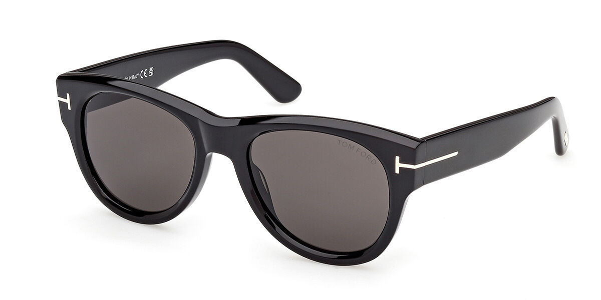 Tom Ford FT1305 BURTON-02 01A, Black frame, Smoke Grey lenses