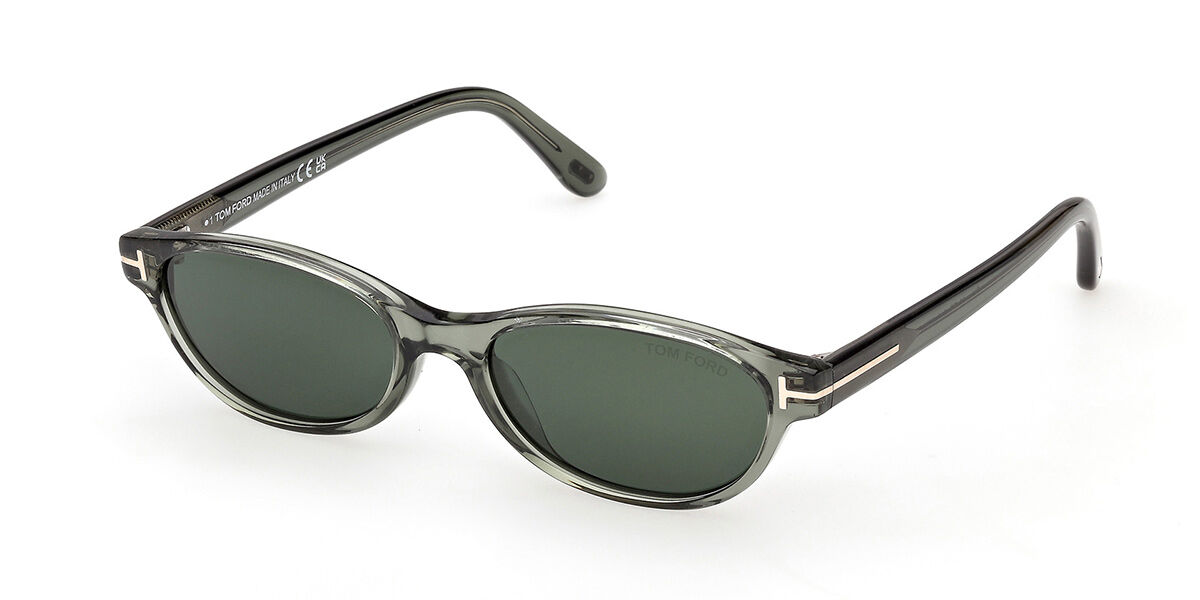 Tom Ford FT1310 CHLOE-02 93N, Green frame, Dark Green lenses
