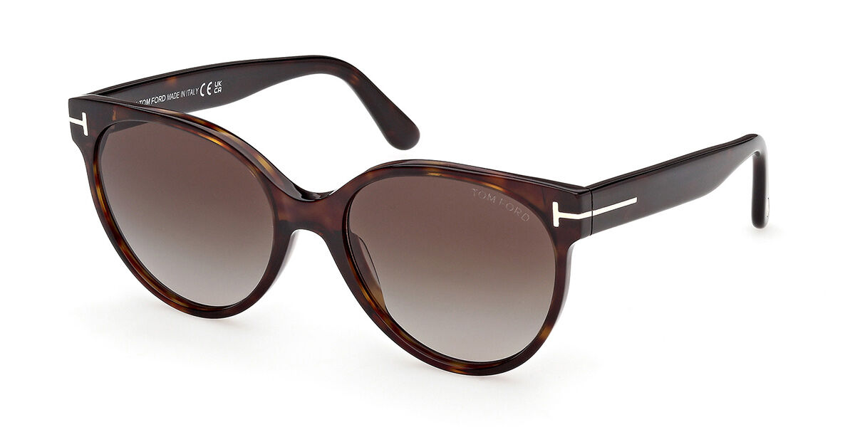 Tom Ford FT1311 TALLULAH-02 52B, Tortoiseshell frame, Gradient Greyish Brown lenses