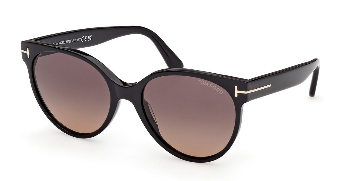 Tom Ford FT1311 TALLULAH-02 01T, Black frame, Gradient Bordeaux lenses