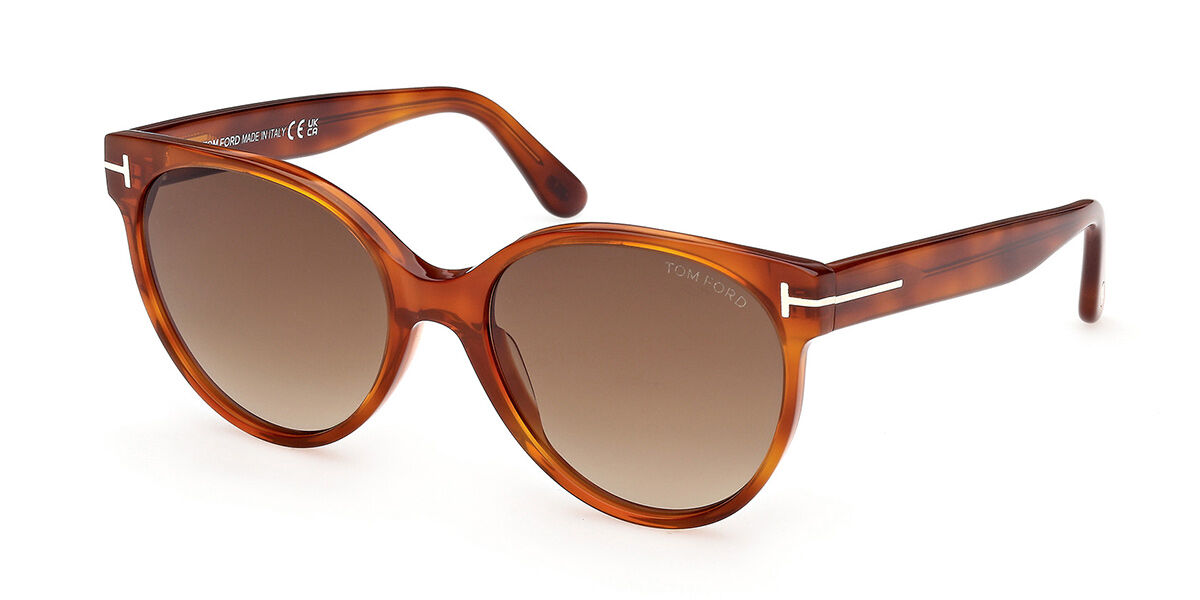 Tom Ford FT1311 TALLULAH-02 53F, Tortoiseshell frame, Gradient Dark Brown lenses