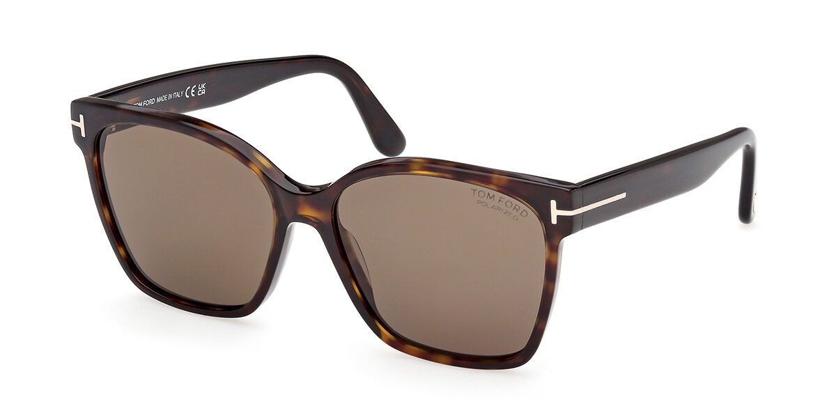 Tom Ford FT1312 IRIS-02 Polarized 52H, Tortoiseshell frame, Brown lenses