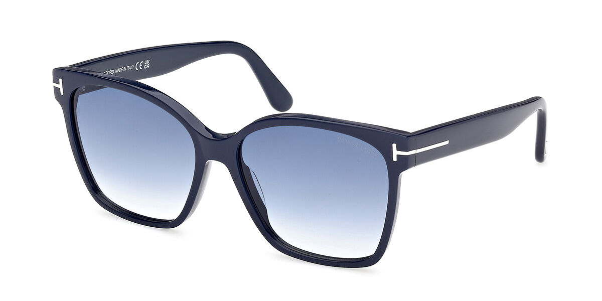 Tom Ford FT1312 IRIS-02 90W, Blue frame, Gradient Blue lenses