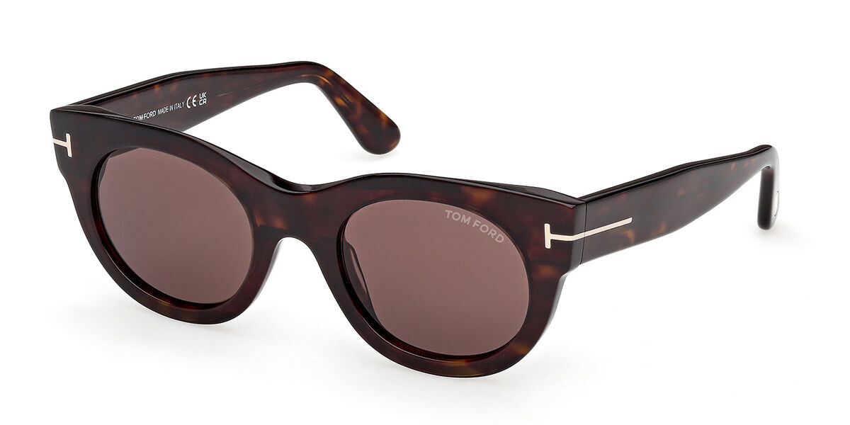 Tom Ford FT1315 MARINE-02 52E, Tortoiseshell frame, Cognac Brown lenses