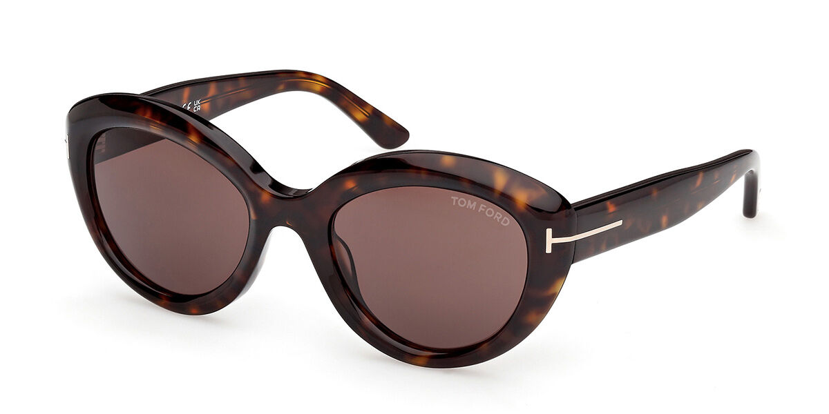 Tom Ford FT1316 STACY-02 52E, Tortoiseshell frame, Cognac Brown lenses