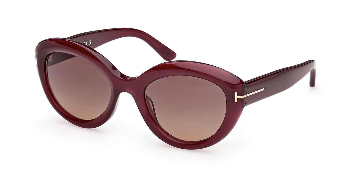 Tom Ford FT1316 STACY-02 81Z, Purple frame, Gradient Purple Mirror lenses