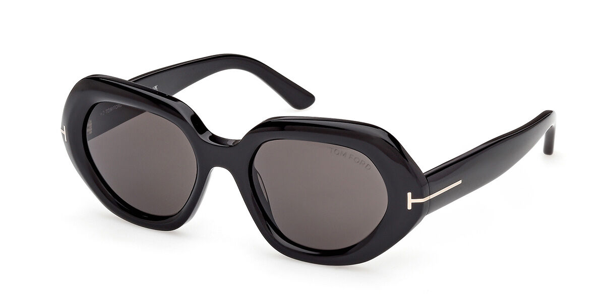 Tom Ford FT1317 APRIL-02 01A, Black frame, Smoke Grey lenses