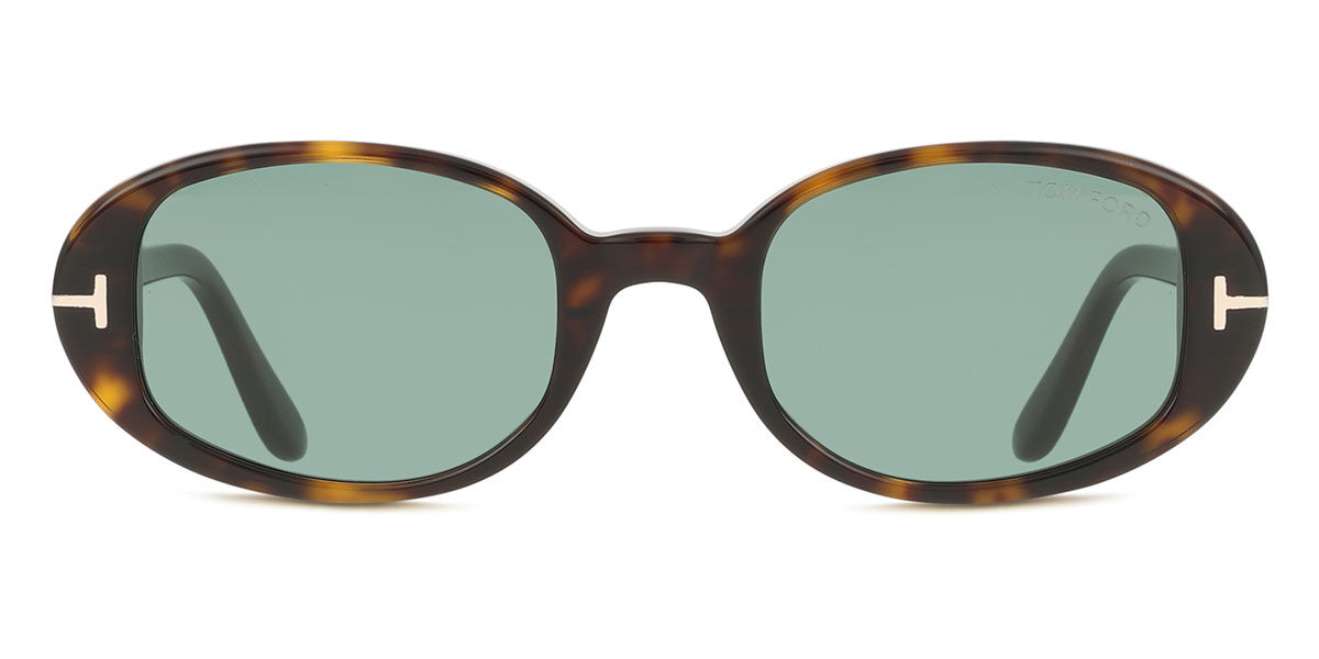 Tom Ford FT1364 IGGY 52N, Tortoiseshell frame, Celadon Green lenses