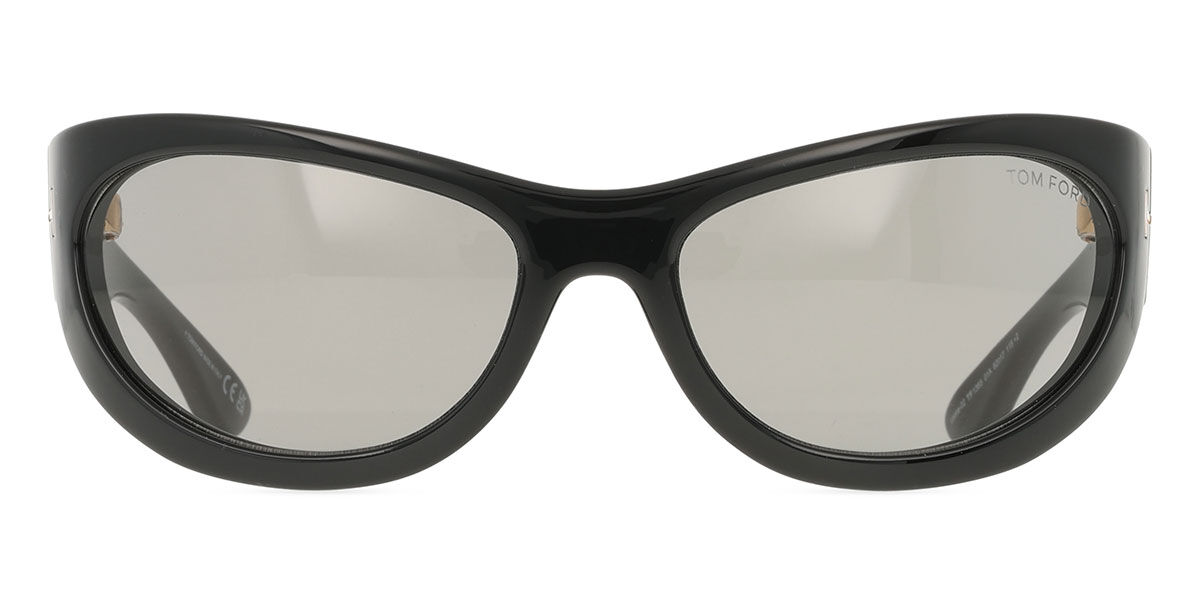 Tom Ford FT1365 LEONA-02 01A, Black frame, Smoke Grey lenses