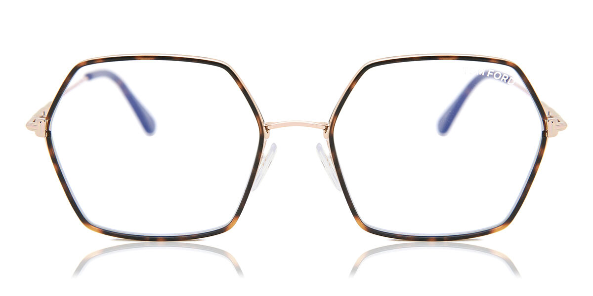 Tom Ford FT5615-B 052 Blue-Light Block, Tortoiseshell frame