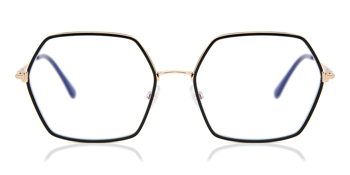 Tom Ford FT5615-B 001 Blue-Light Block, Black frame
