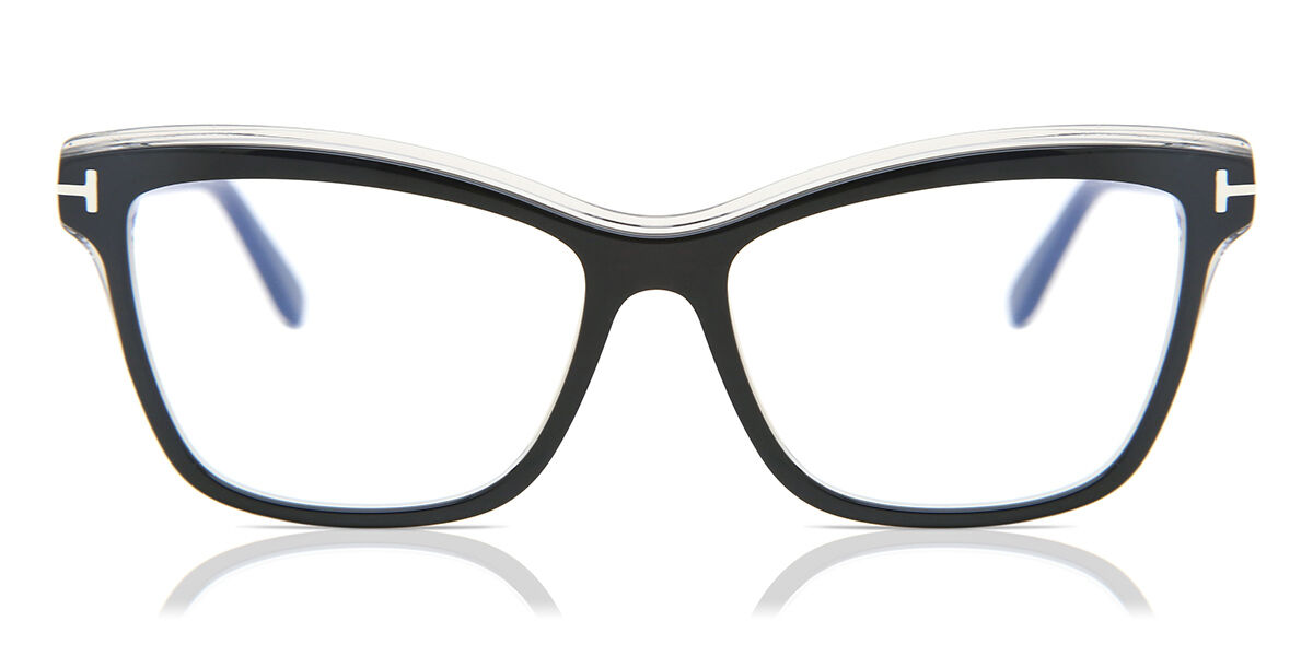 Tom Ford FT5619-B 001 Blue-Light Block, Black frame