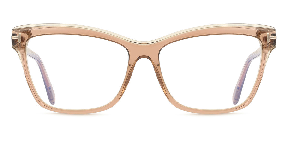 Tom Ford FT5619-B 045 Blue-Light Block, Brown frame
