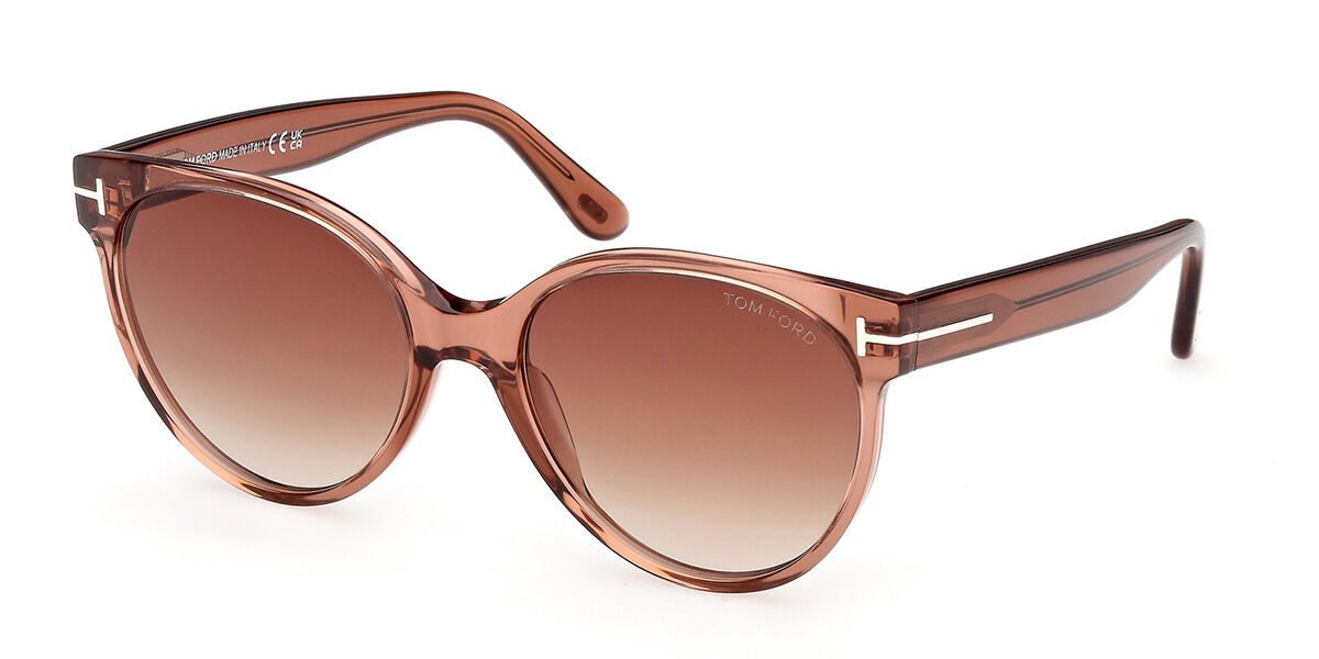 Tom Ford FT1311 TALLULAH-02 45F, Brown frame, Gradient Dark Brown lenses