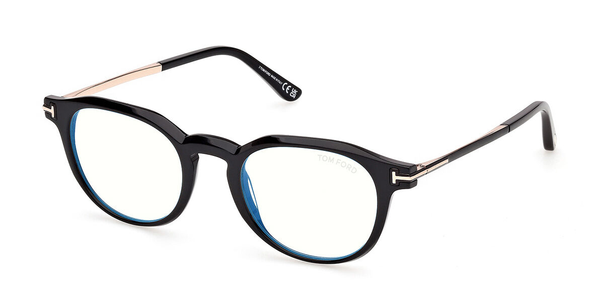Tom Ford FT6125-B 001 Blue-Light Block, Black frame
