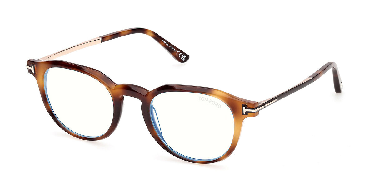 Tom Ford FT6125-B 053 Blue-Light Block, Tortoiseshell frame