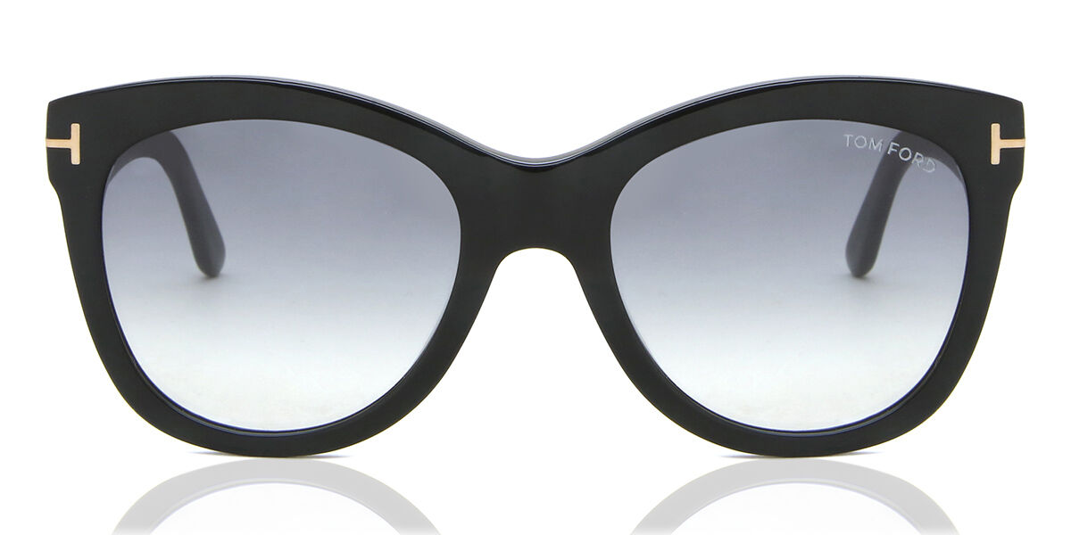 Tom Ford FT0870 WALLACE 01B, Black frame, Grey lenses