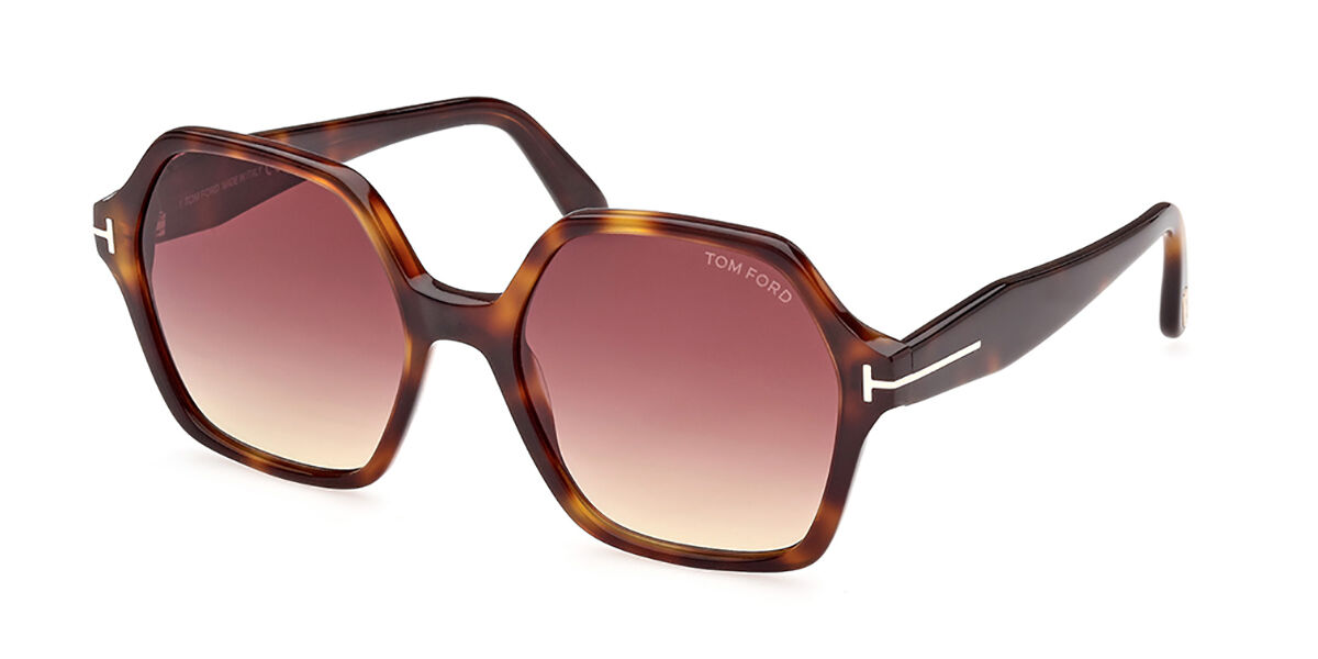 Tom Ford FT1032 ROMY 53Z, Tortoiseshell frame, Gradient Brown Mirror lenses