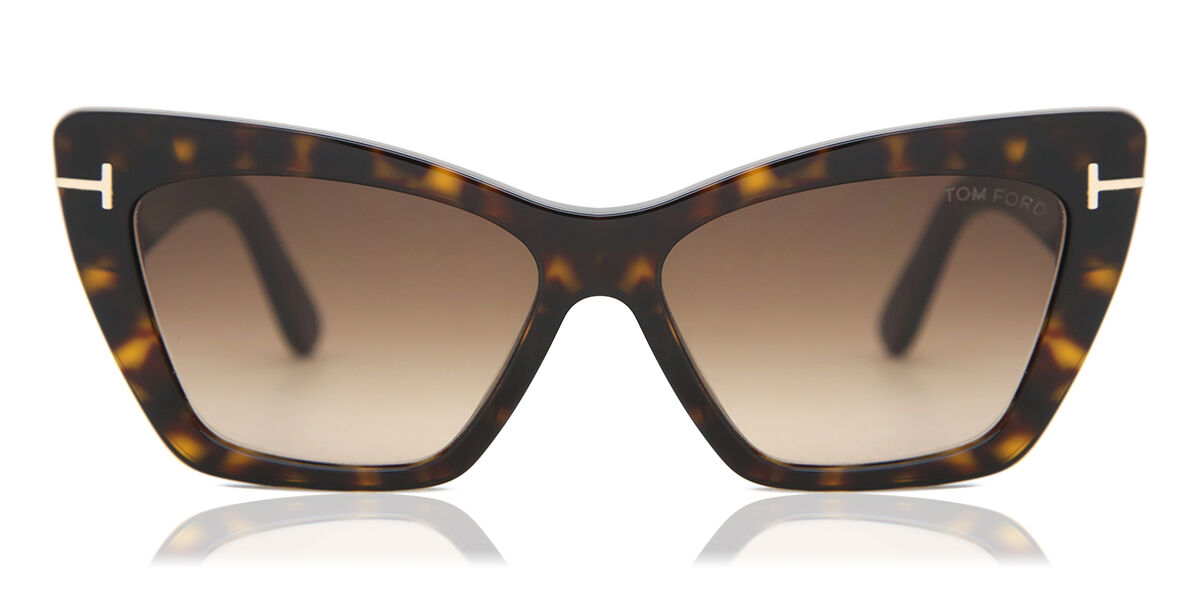 Tom Ford FT0871 52F, Tortoiseshell frame, Gradient Brown lenses
