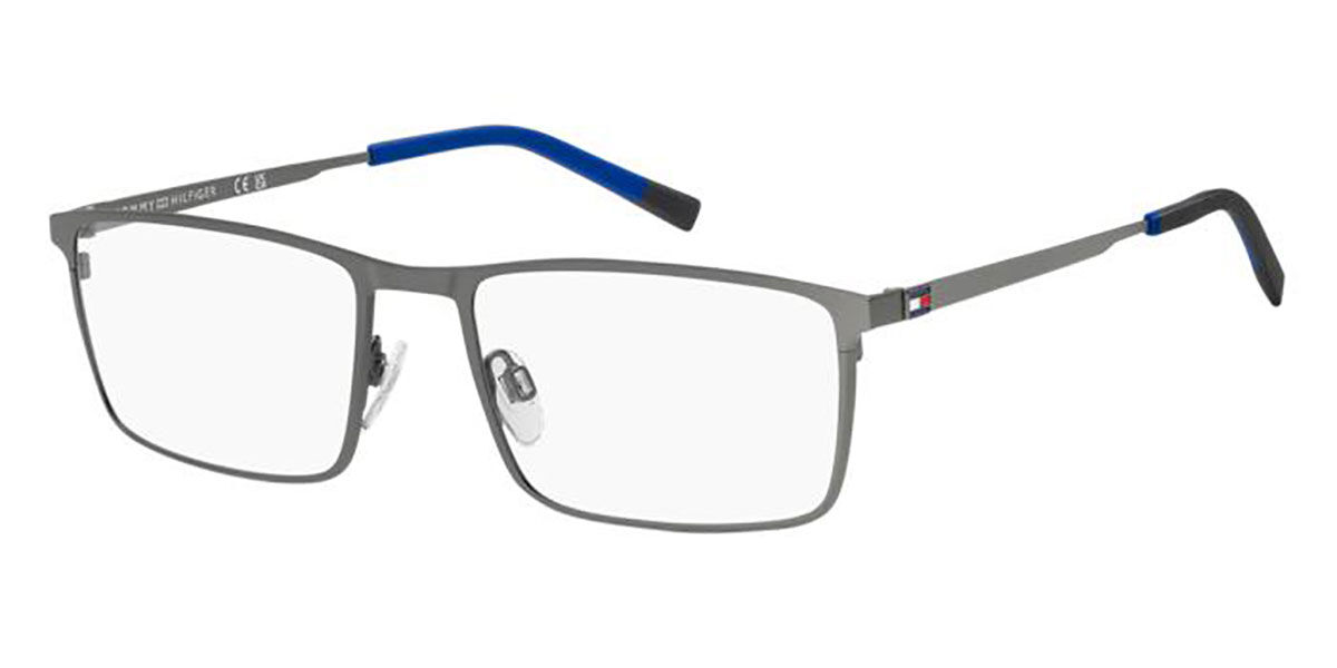 Tommy Hilfiger TH 2314 R80 Men's Eyeglasses Gunmetal Size 58 (Frame Only) - Blue Light Block Available