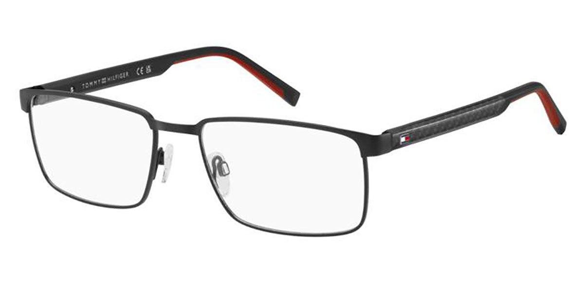 Tommy Hilfiger TH 2317 003 Men's Eyeglasses Black Size 57 (Frame Only) - Blue Light Block Available