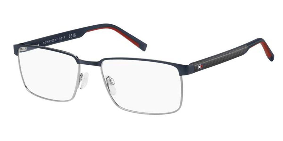 Tommy Hilfiger TH 2317 PJP Men's Eyeglasses Blue Size 57 (Frame Only) - Blue Light Block Available