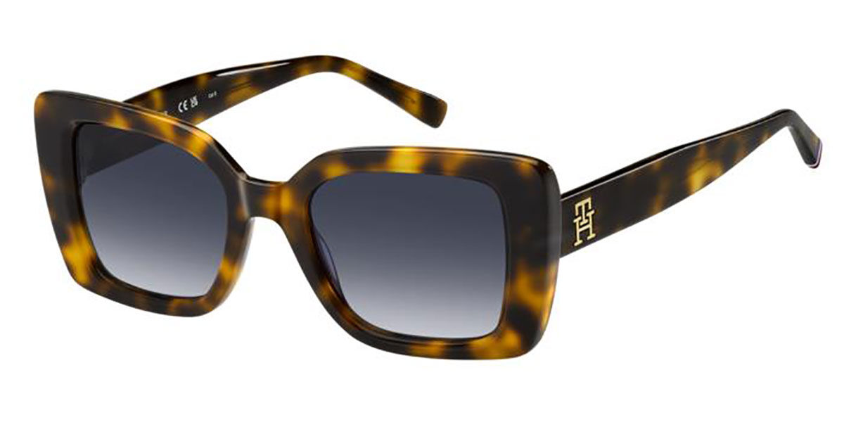 Tommy Hilfiger TH 2341/S 05L/08, Tortoise frame, Gradient Blue lenses