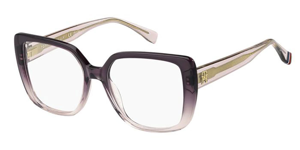 Tommy Hilfiger TH 2348 2LN Women's Eyeglasses Purple Size 53 (Frame Only) - Blue Light Block Available
