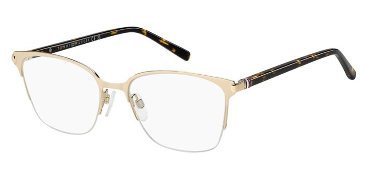 Tommy Hilfiger TH 2352 000 Women's Eyeglasses Gold Size 53 (Frame Only) - Blue Light Block Available