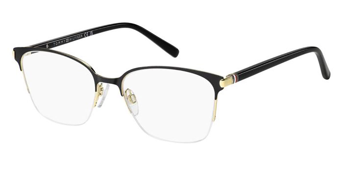 Tommy Hilfiger TH 2352 2M2 Women's Eyeglasses Black Size 53 (Frame Only) - Blue Light Block Available