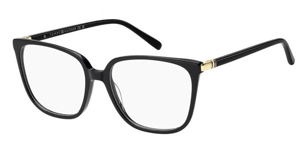 Tommy Hilfiger TH 2353 807 Women's Eyeglasses Black Size 54 (Frame Only) - Blue Light Block Available