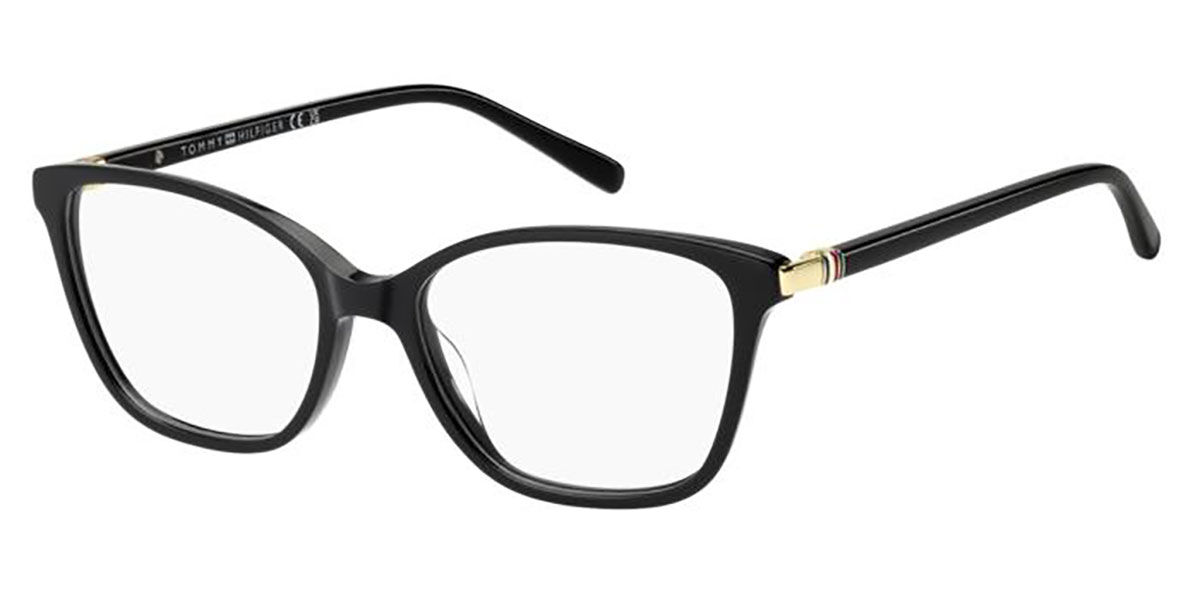 Tommy Hilfiger TH 2354 807 Women's Eyeglasses Black Size 53 (Frame Only) - Blue Light Block Available
