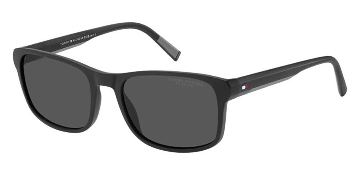 Tommy Hilfiger TH 2325/S Polarized 807/M9 Men's Sunglasses Black Size 56