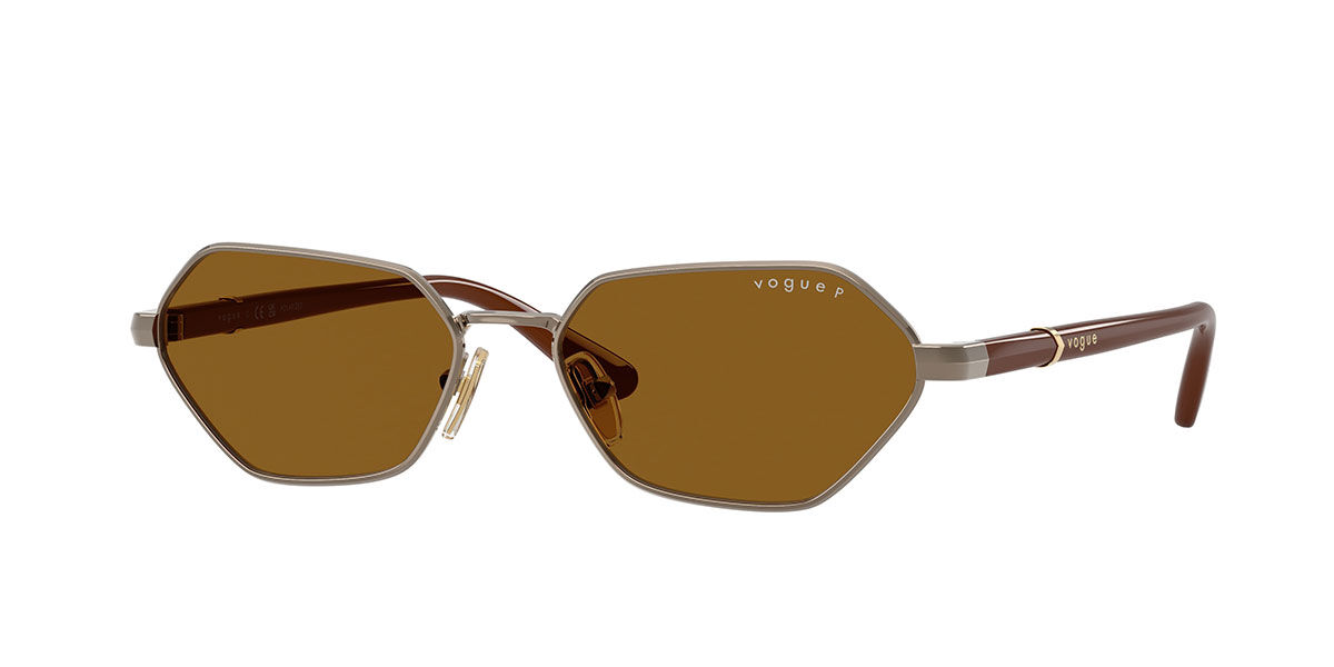 Vogue Eyewear VO4349S Polarized 513883 Women's Sunglasses Brown Size 54