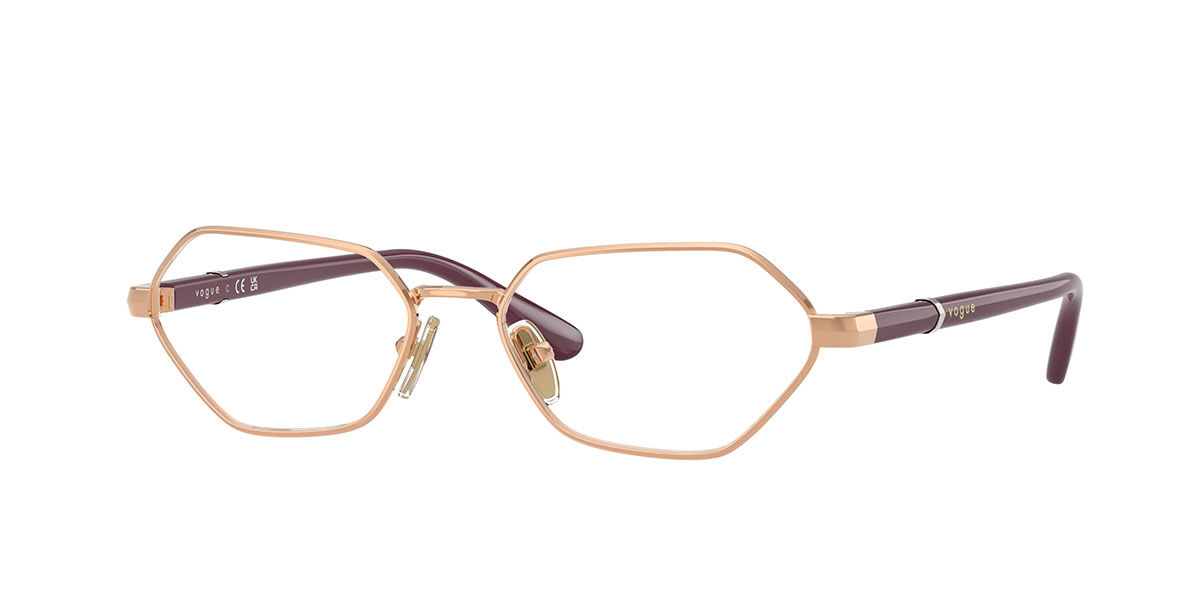 Vogue Eyewear VO4350 5152 Women's Eyeglasses Gold Size 52 (Frame Only) - Blue Light Block Available