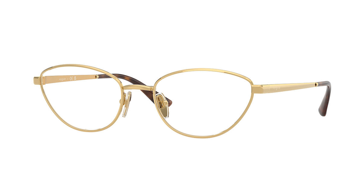 Vogue Eyewear VO4355 280 Women's Eyeglasses Gold Size 52 (Frame Only) - Blue Light Block Available