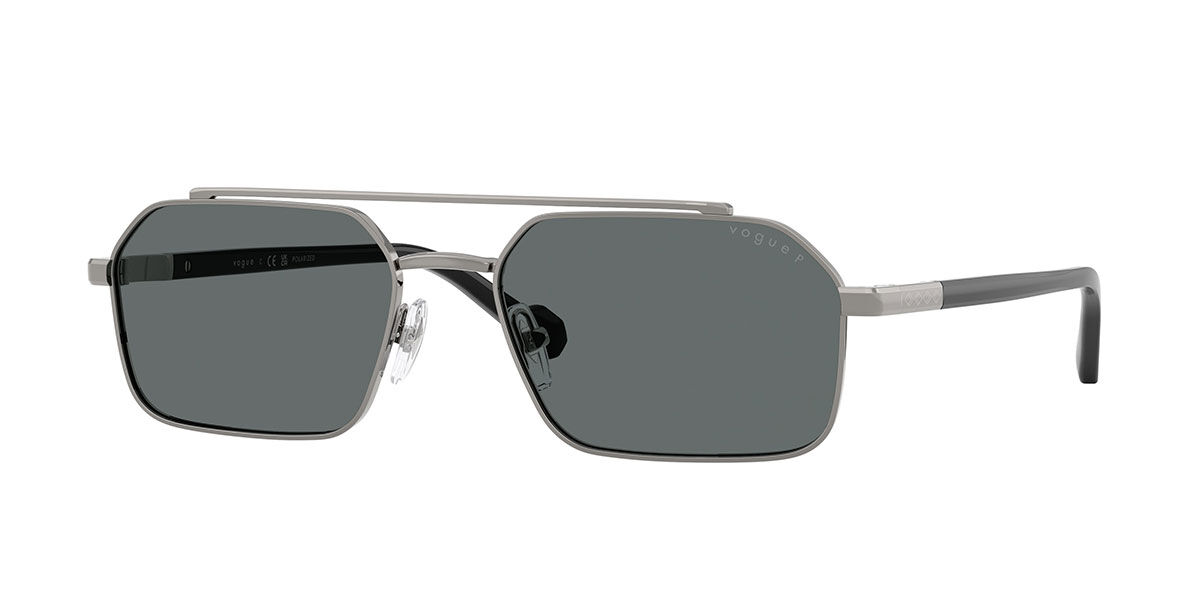 Vogue Eyewear VO4356S Polarized 518781 Men's Sunglasses Gunmetal Size 57