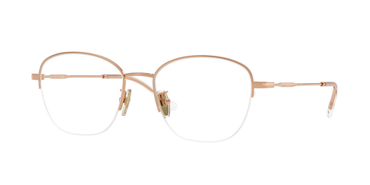 Vogue Eyewear VO4357D Asian Fit 5152 Women's Eyeglasses Gold Size 53 (Frame Only) - Blue Light Block Available