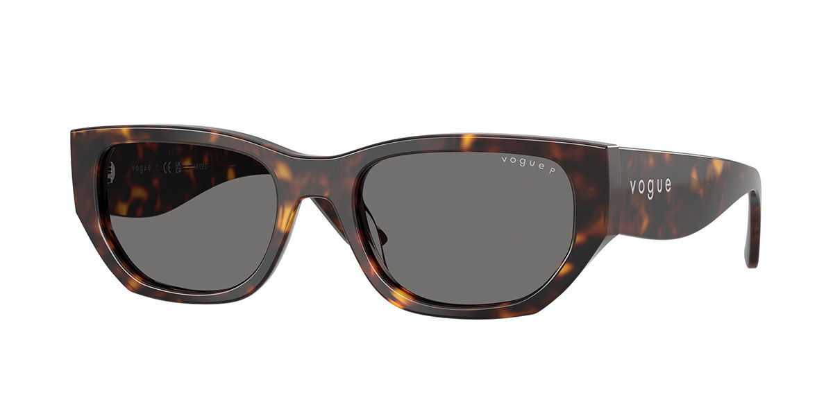 Vogue Eyewear VO5586S Polarized W65681, Tortoiseshell frame, Dark Grey Polarized lenses