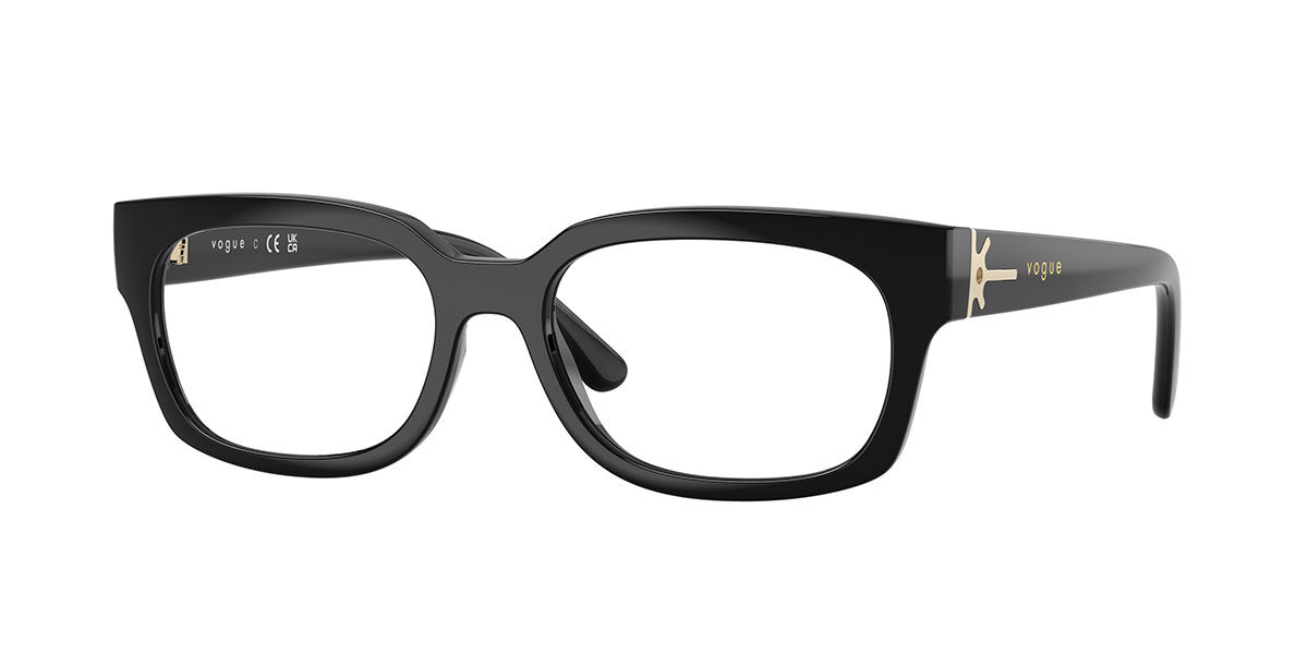 Vogue Eyewear VO5689 W44 Women's Eyeglasses Black Size 51 (Frame Only) - Blue Light Block Available