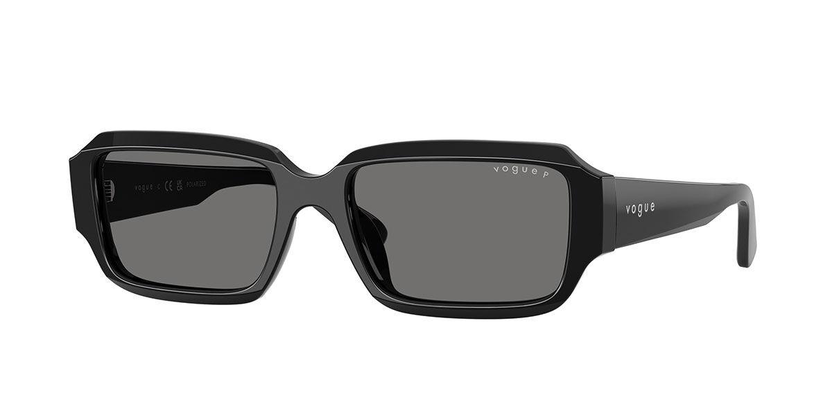 Vogue Eyewear VO5693SU Polarized W44/81 Women's Sunglasses Black Size 54