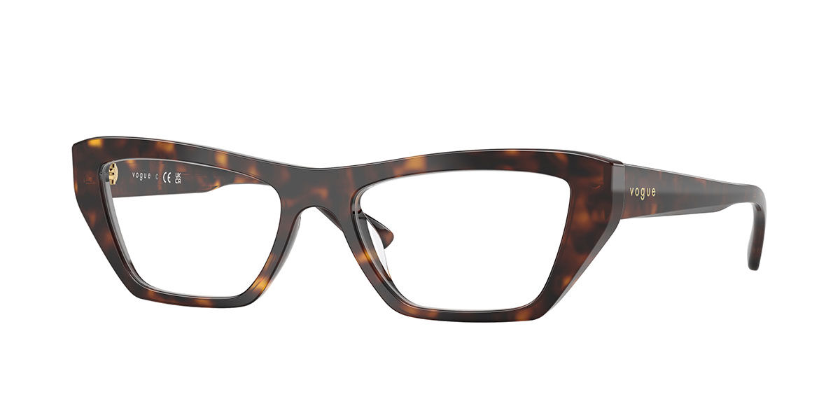 Vogue Eyewear VO5701U W656 Women's Eyeglasses Tortoiseshell Size 51 (Frame Only) - Blue Light Block Available
