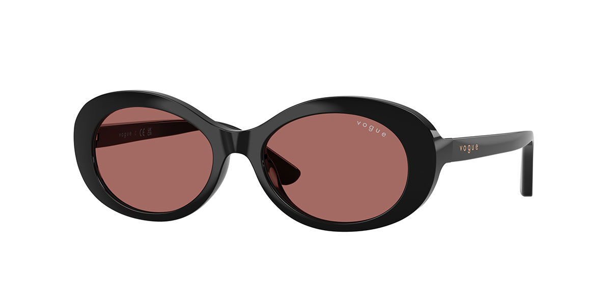 Vogue Eyewear VJ2032 Kids W44/69, Black frame, Dark Violet lenses