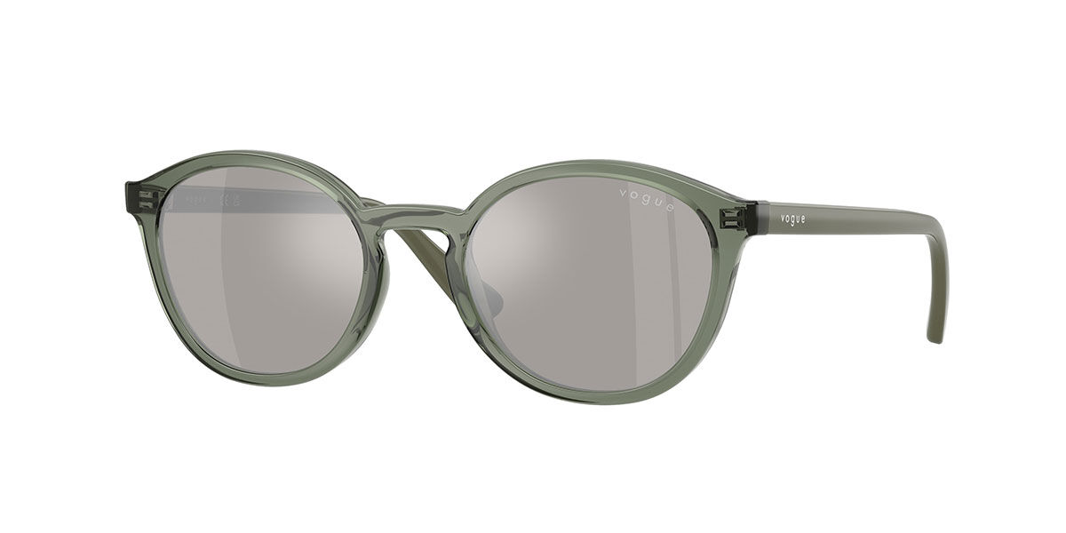 Vogue Eyewear VJ2033 Kids 30866G, Green frame, Light Grey Mirror Silver lenses