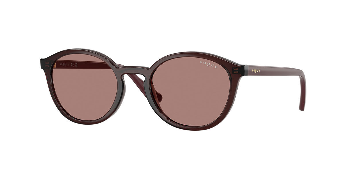 Vogue Eyewear VJ2033 Kids 327073, Burgundy frame, Light Brown lenses